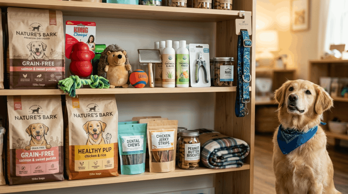 Selection and comparison of various dog products for pet owners